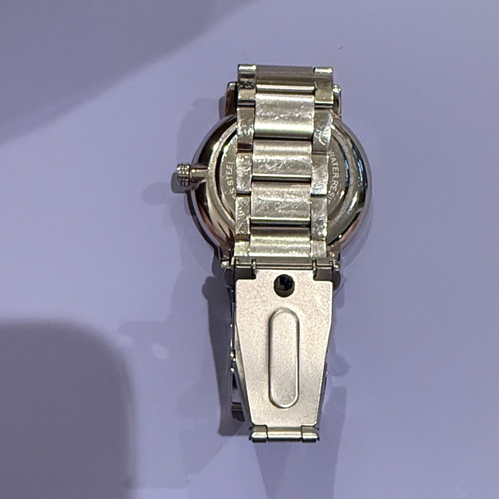 Kenneth Cole Metallic Silver Watch with Deep Blue Dial - Picture 5 of 5